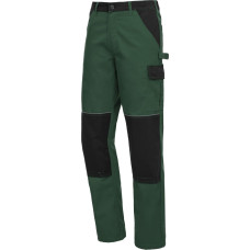 Nitras MOTION TEX LIGHT, work trousers, long, green / black, OEKO-TEX