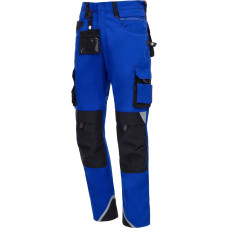 Nitras MOTION TEX PRO FX, work trousers, long, royal blue / black, OEKO-TEX