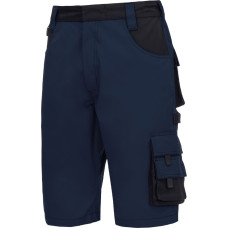 Nitras MOTION TEX PLUS, work trousers, short, navy blue / black, OEKO-TEX