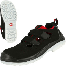 Nitras MICRO STEP SA, S1P safety sandals, black, EN ISO 20345, DGUV Rule 112-191