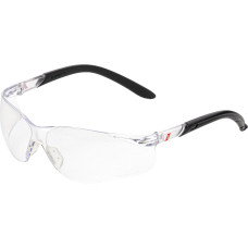 Nitras VISION PROTECT, safety glasses, black / transparent,  EN 166