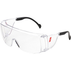 Nitras VISION PROTECT OTG, safety glasses, black / transparent, EN 166