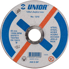 Unior Flat cutting-off wheels, for steel