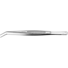 Unior Bent flat tweezers