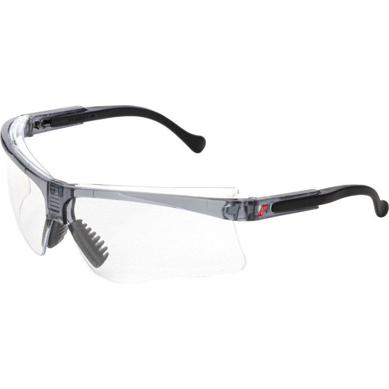Nitras VISION PROTECT PREMIUM, safety glasses, frame black, oculars clear, EN 166