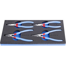 Unior Set of lock ring pliers in SOS tool tray