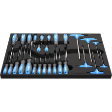 Unior Set of screwdrivers in SOS tool tray