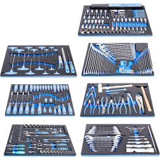 Unior Set of hand tools in SOS tool tray