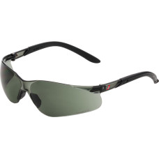 Nitras VISION PROTECT, safety glasses, black / black, EN 166