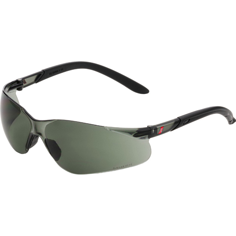 Nitras VISION PROTECT, safety glasses, black / black, EN 166
