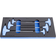 Unior Set of screwdriver with TX profile and T handle in SOS tool tray