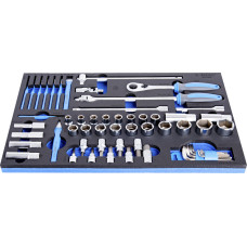 Unior Set of socket wrenches in SOS tool tray