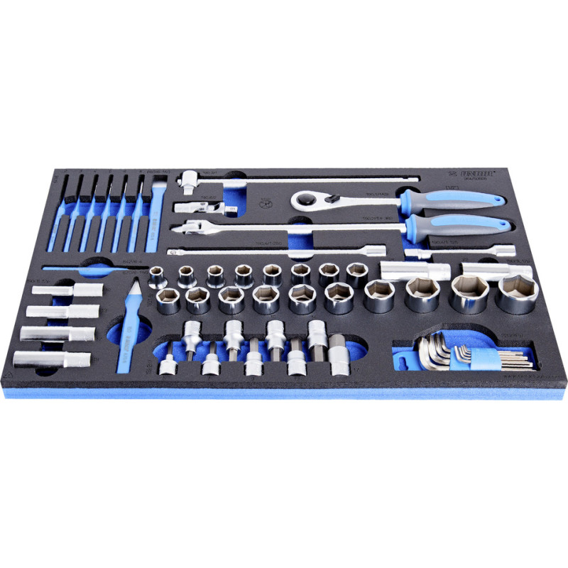 Unior Set of socket wrenches in SOS tool tray