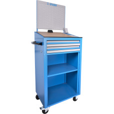 Unior Mobile control trolley with tool rack wall